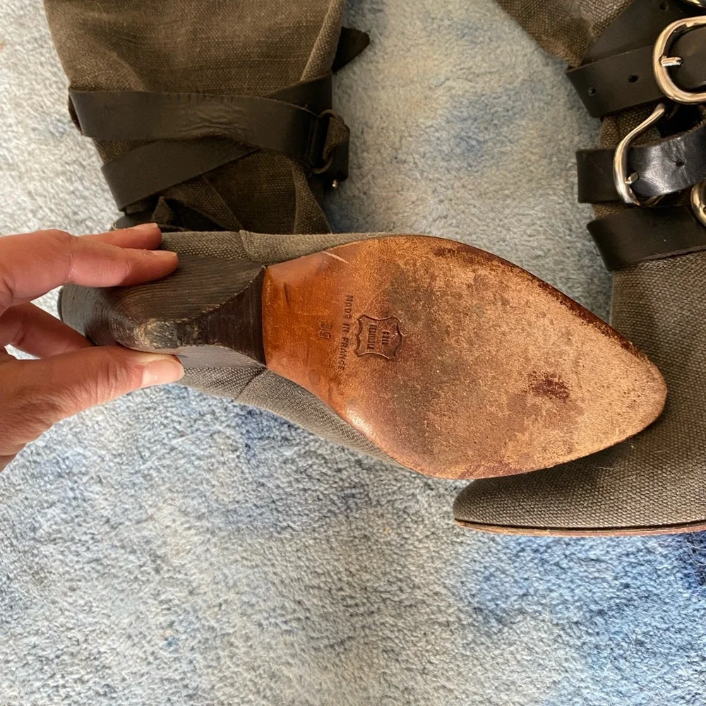 Isabel marant grey boots - Picture 2 of 2